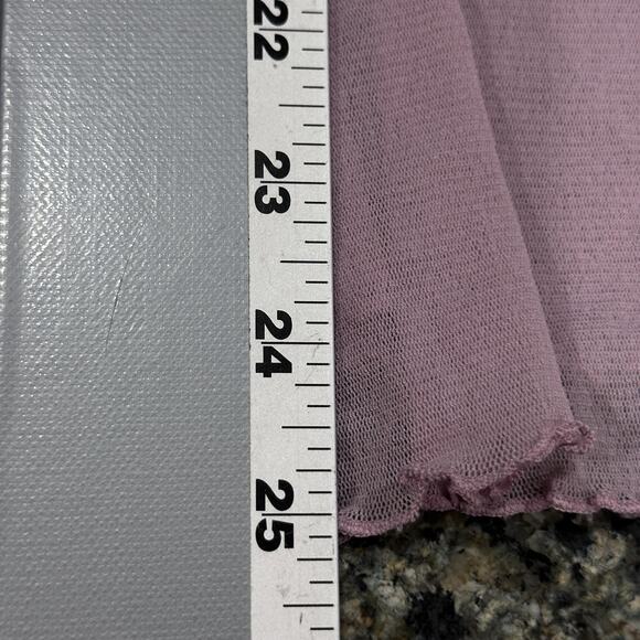 Vintage Victorias Secret Sleep Top Womens Large Pink Lace Babydoll Sheer Flowy - Picture 4 of 7